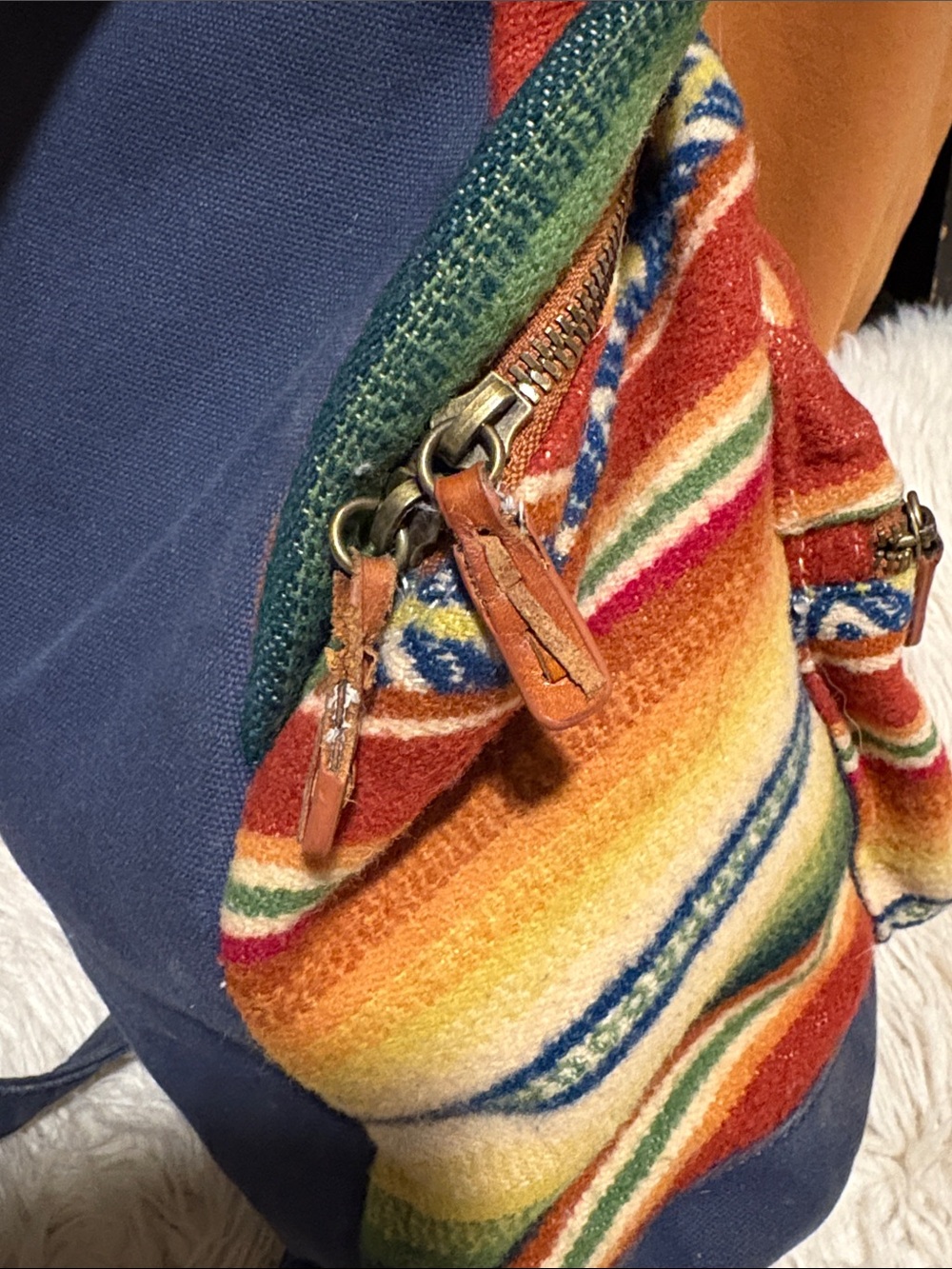 Pendleton Multicolor Striped Canvas Backpack - Picture 5 of 8